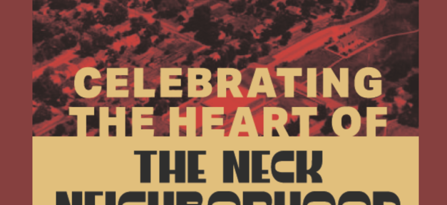 Flyer for event honoring the Neck neighborhood