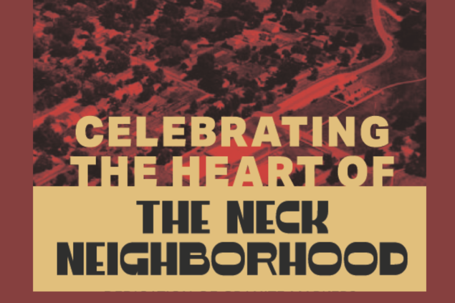 Flyer for event honoring the Neck neighborhood