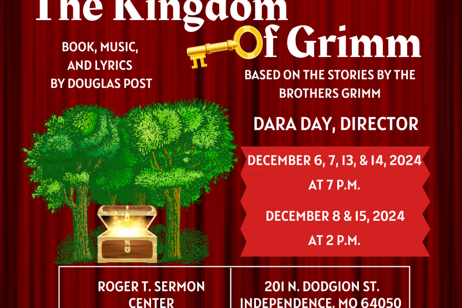 Flyer for Children's Performing Theatre's The Kingdom of Grimm