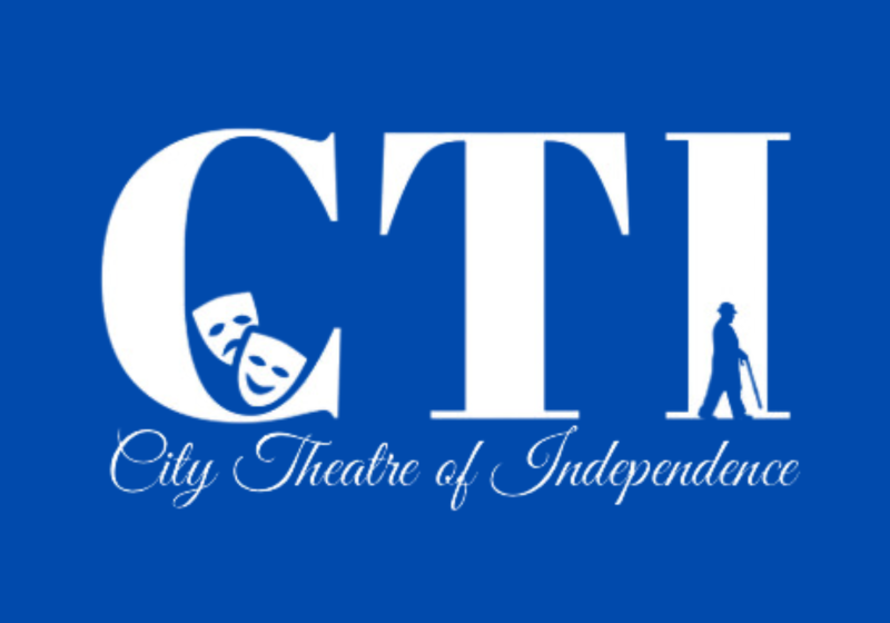 City Theatre of Independence Logo with large letters spelling CTI