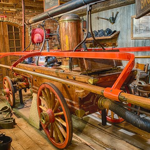 An example of the "mankiller" fire apparatus